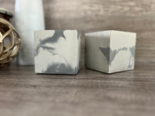 Load image into Gallery viewer, Marbled Concrete Square Planter | Succulant Pot | Small Planter |