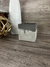 Load image into Gallery viewer, Marbled Concrete Square Planter | Succulant Pot | Small Planter |
