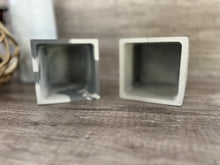 Load image into Gallery viewer, Marbled Concrete Square Planter | Succulant Pot | Small Planter |