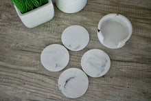 Load image into Gallery viewer, Concrete Round Coaster Set