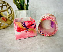 Load image into Gallery viewer, Pink Marbled Concrete Planter | Succulent Pot | Minimalist  Decor