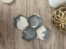 Load image into Gallery viewer, Hexagon Coaster Set | Minimalist Decor | Coffee Table Décor
