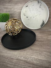 Load image into Gallery viewer, Round Concrete Display Tray | Decorative Concrete Coffee Table Tray
