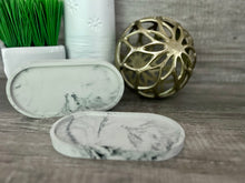 Load image into Gallery viewer, Concrete Oval Trinket Tray | Concrete Vanity Tray |  Soap Dish

